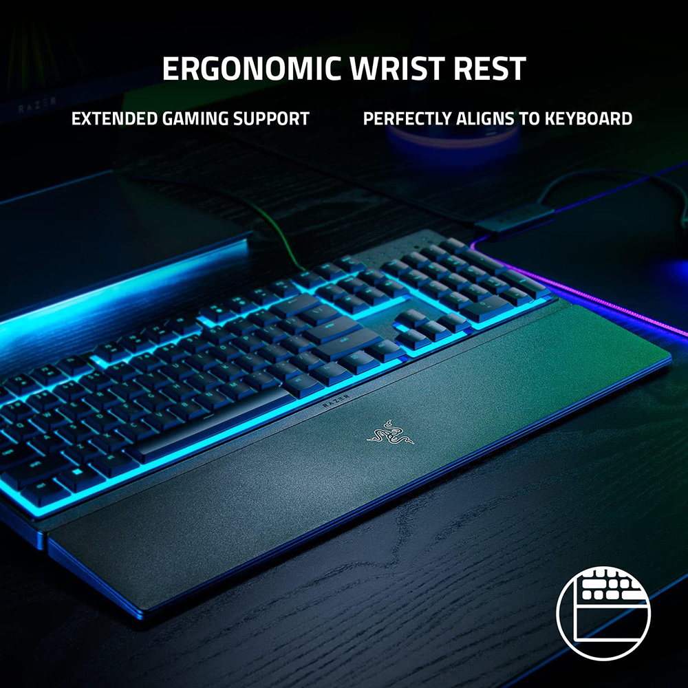 کیبورد با سیم گیمینگ ریزر مدل Ornata V3 X