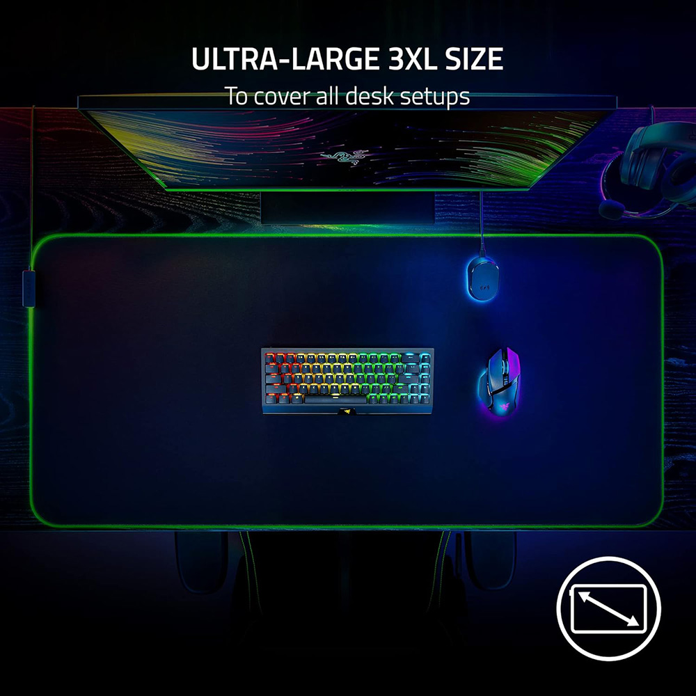 پد ماوس گیمینگ ریزر مدل Goliathus Chroma 3XL