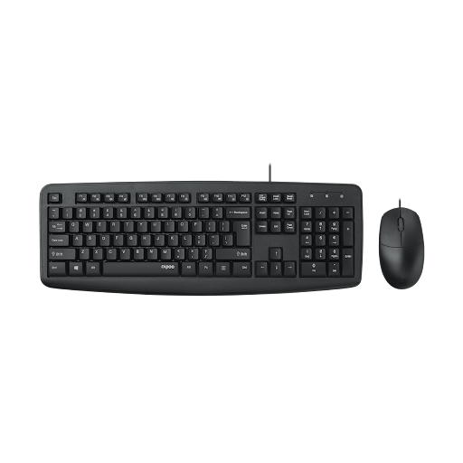 ست ماوس و کیبورد با سیم رپو مدل Nx1600