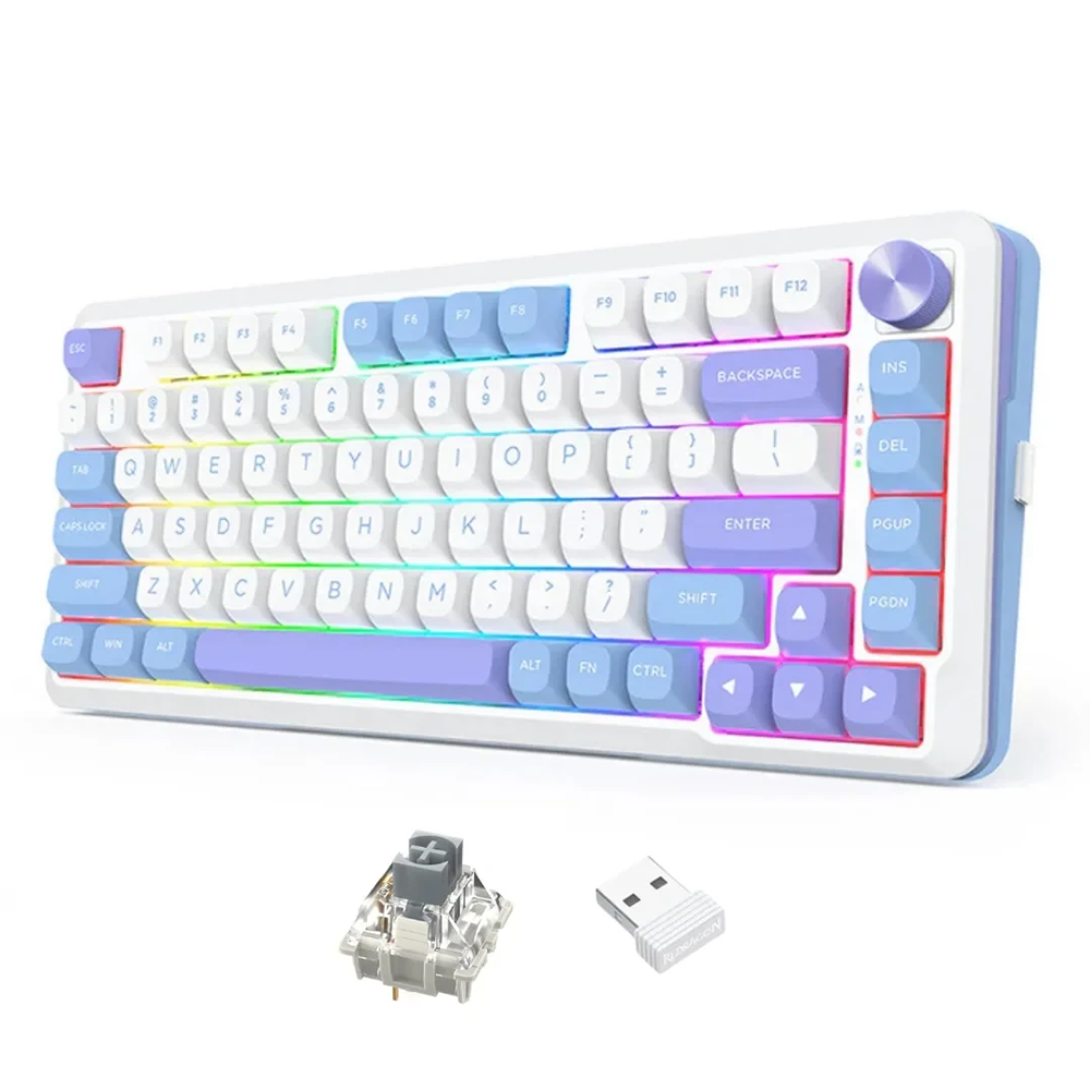 کیبورد ردراگون گیمینگ بی سیم مدل Cyrus K681WBP RGB PRO