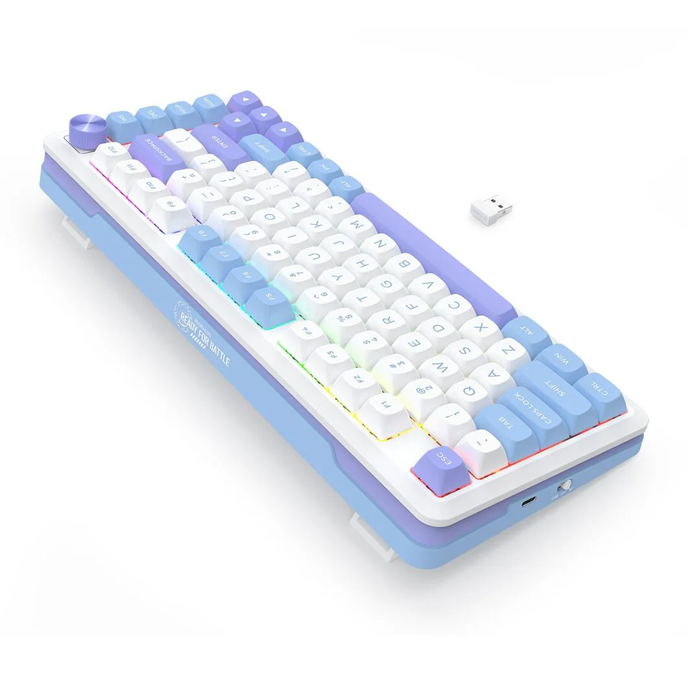 کیبورد ردراگون گیمینگ بی سیم مدل Cyrus K681WBP RGB PRO