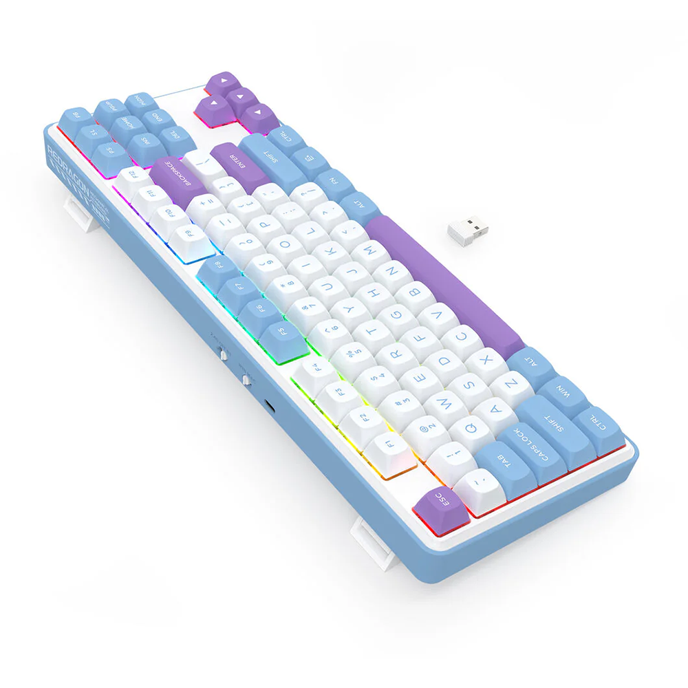 کیبورد ردراگون گیمینگ بی سیم مدل Star Blade K707WBP RGB PRO