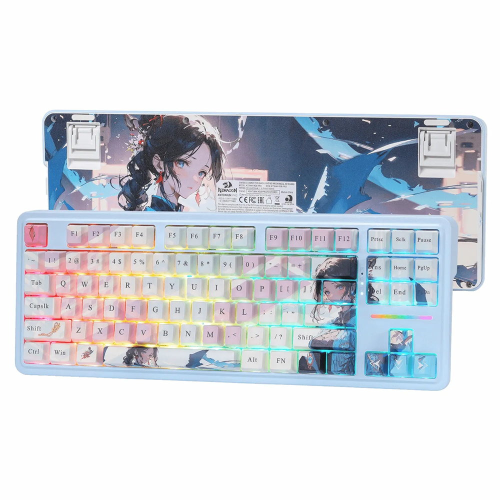 کیبورد ردراگون گیمینگ بی سیم مدل Antonium K728AK RGB PRO