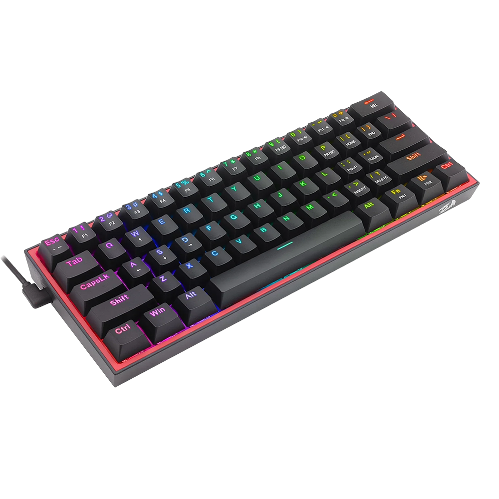 کیبورد ردراگون گیمینگ سیم دار مدل Fizz K617 RGB