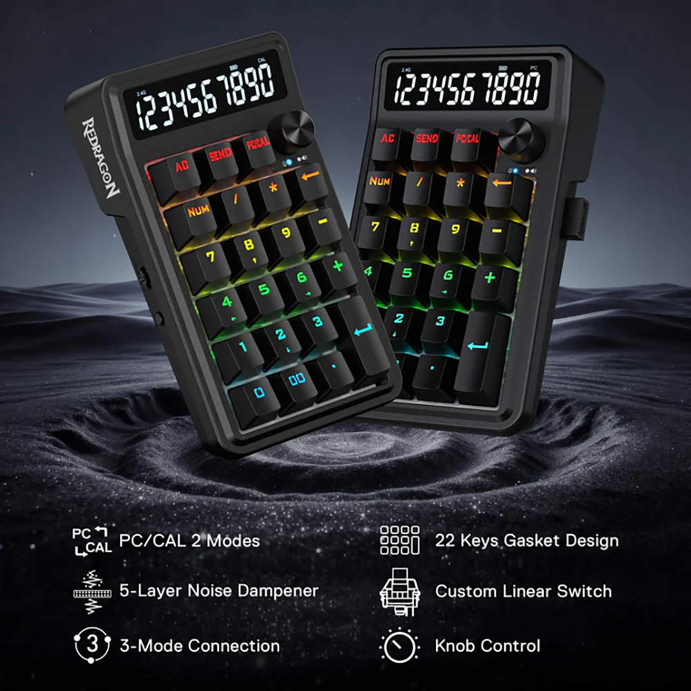 نام پد ردراگون سیم دار مدل Cove K733 RGB