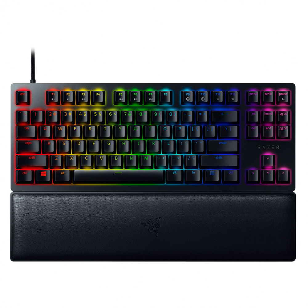 کیبورد ریزر گیمینگ سیم دار مدل Huntsman V2 Tenkeyless