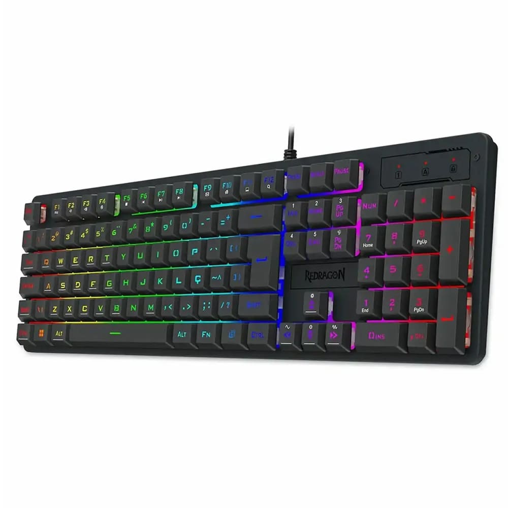 کیبورد درراگون گیمینگ سیم دار مدل K521 RGB
