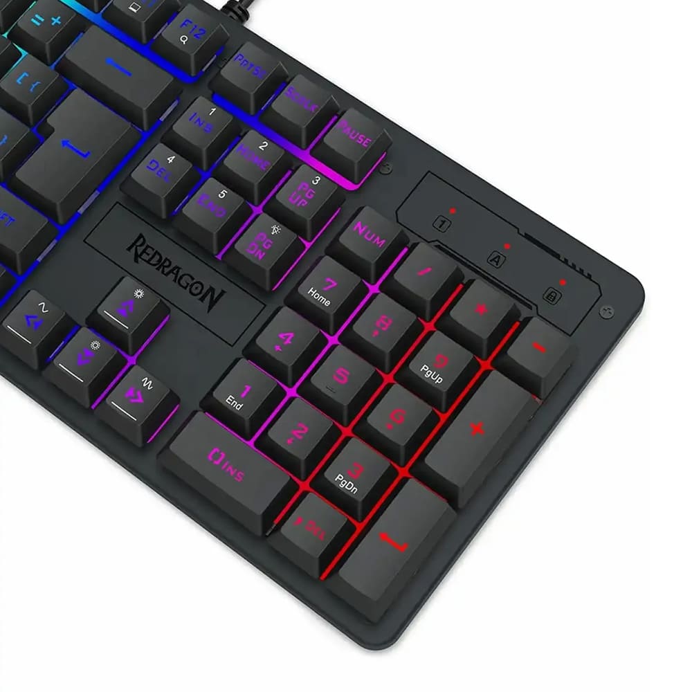 کیبورد درراگون گیمینگ سیم دار مدل K521 RGB