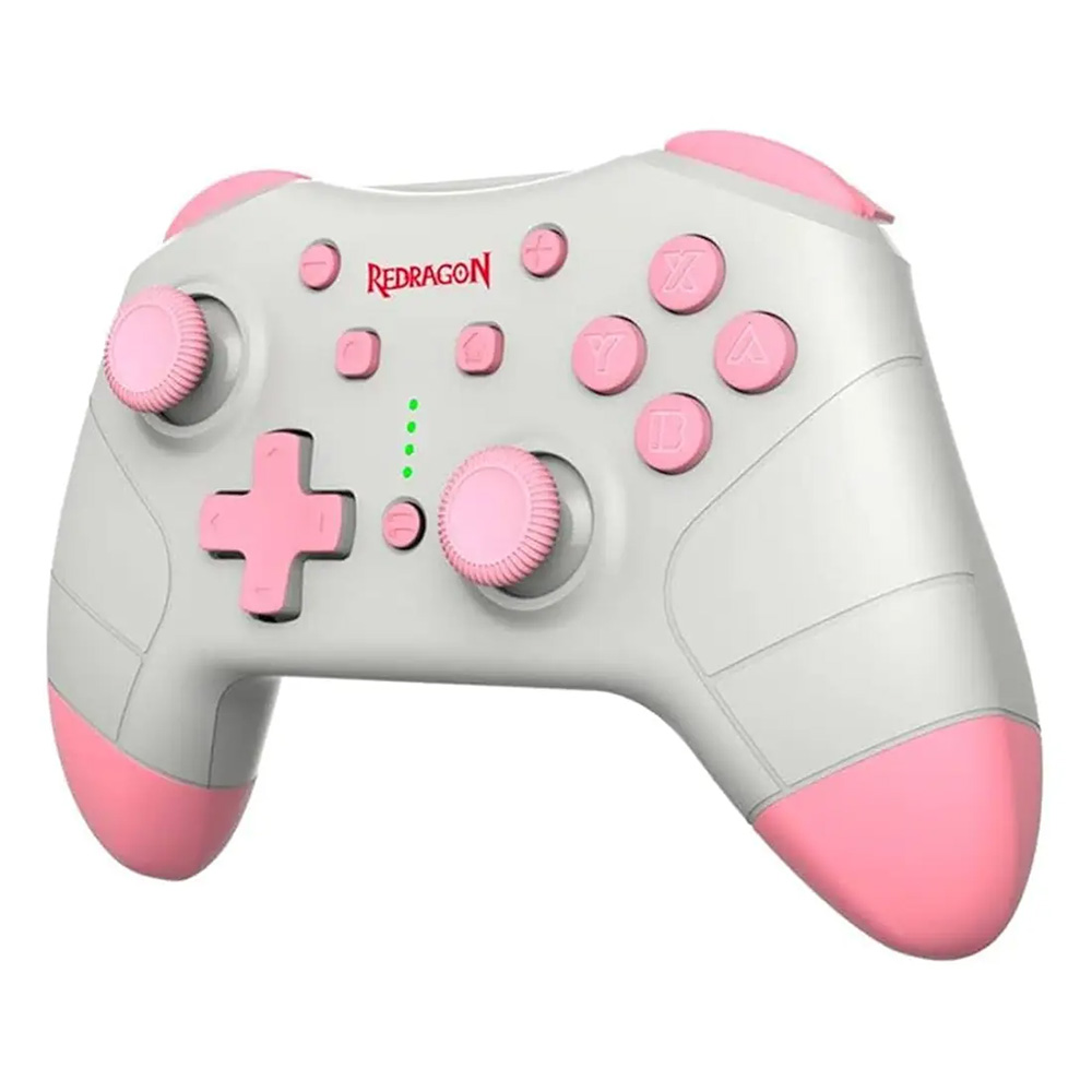 دسته بازی ردراگون گیمینگ بی سیم مدل Pluto G815 Pink
