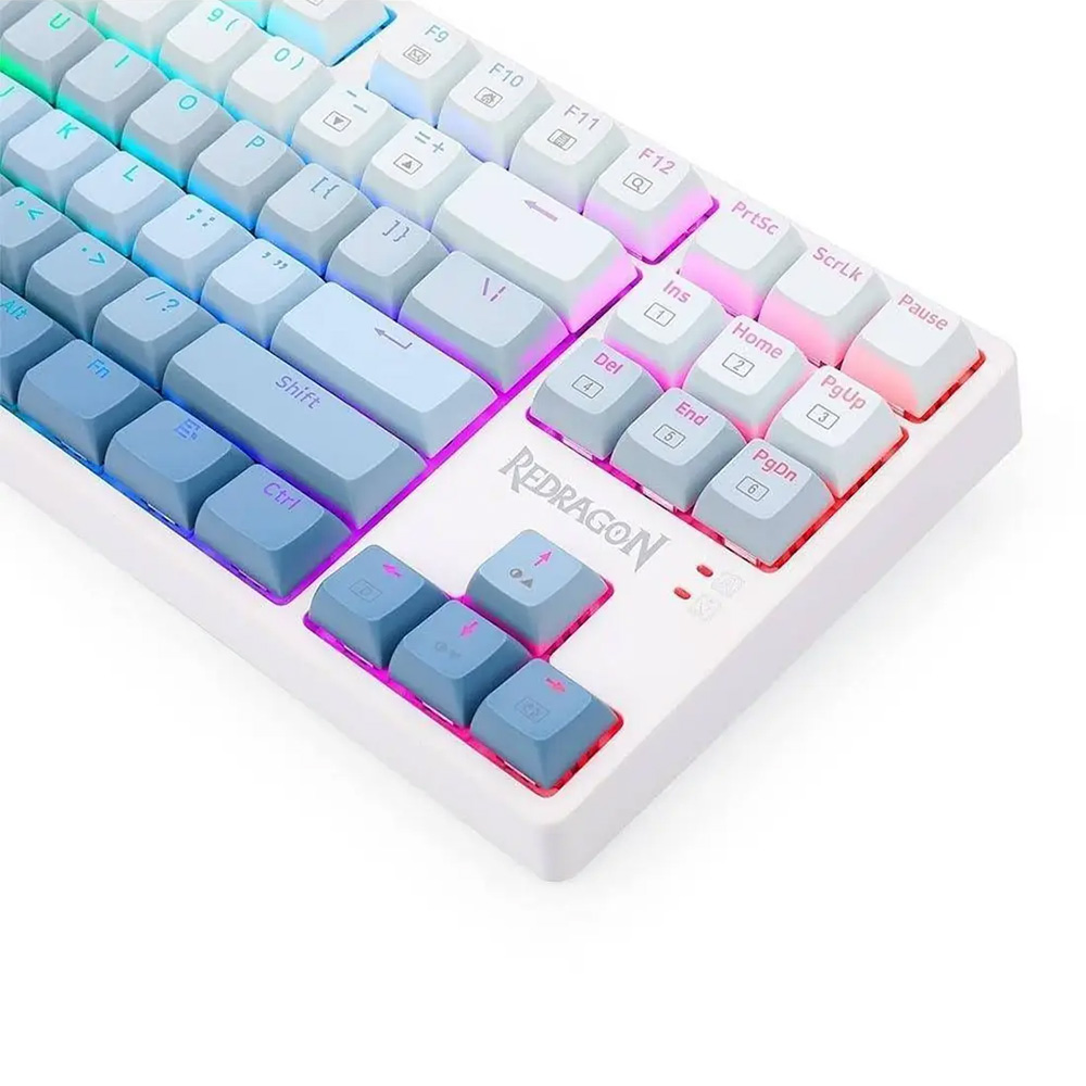 کیبورد ردراگون گیمینگ بی سیم مدل Cass K645 W-GB RGB
