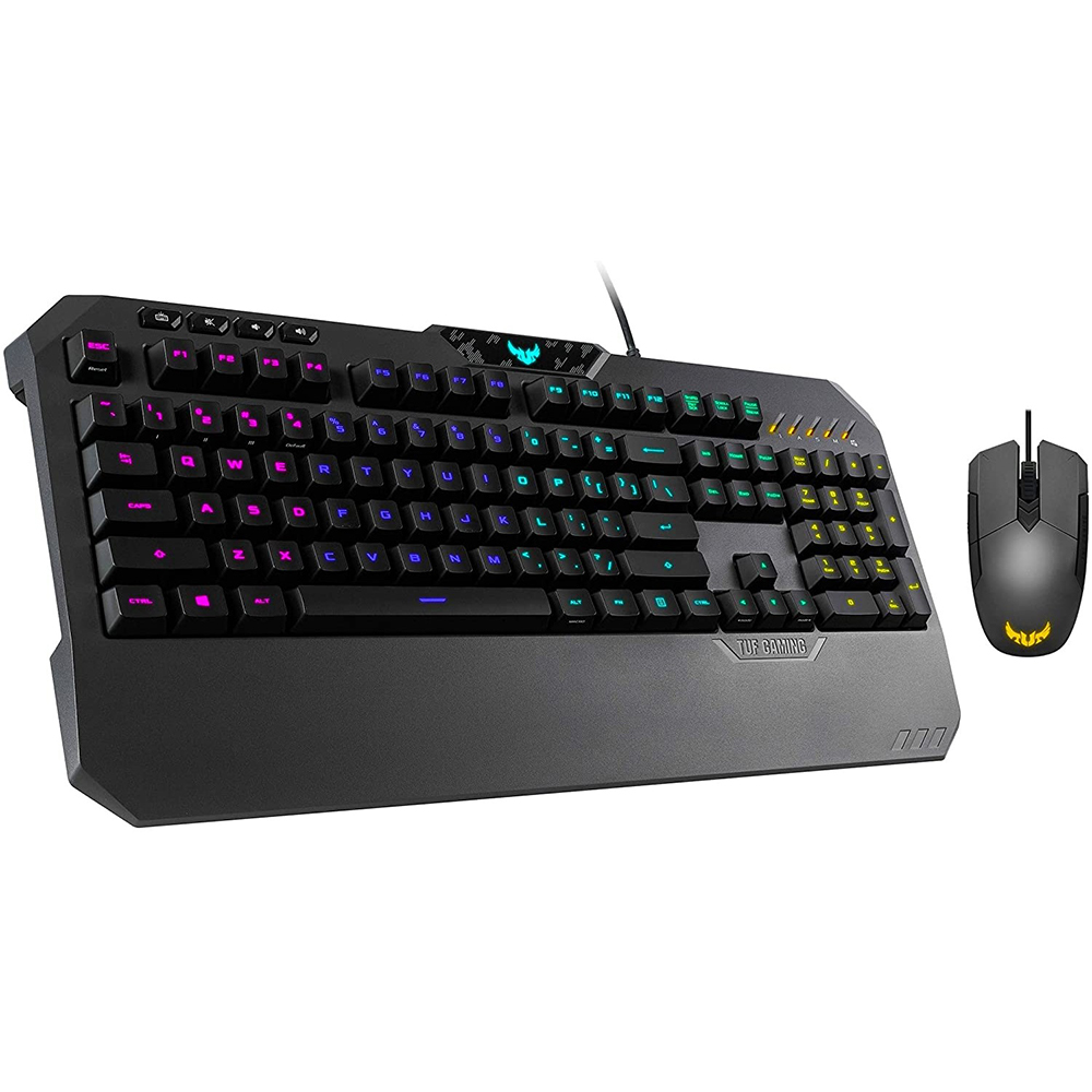 ست ماوس و کیبورد ایسوس گیمینگ سیم دار مدل  TUF Combo K1+ M3