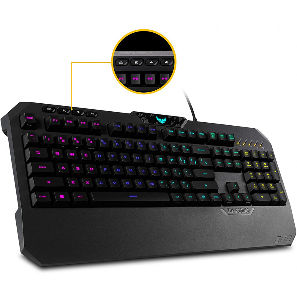 ست ماوس و کیبورد ایسوس گیمینگ سیم دار مدل  TUF Combo K1+ M3