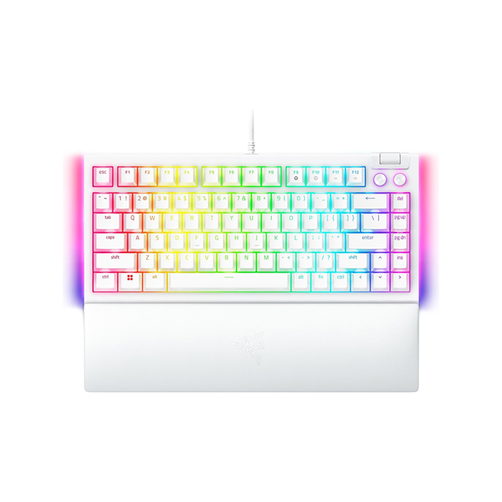 کیبورد ریزر گیمینگ سیم دار مدل BlackWidow V4 75%