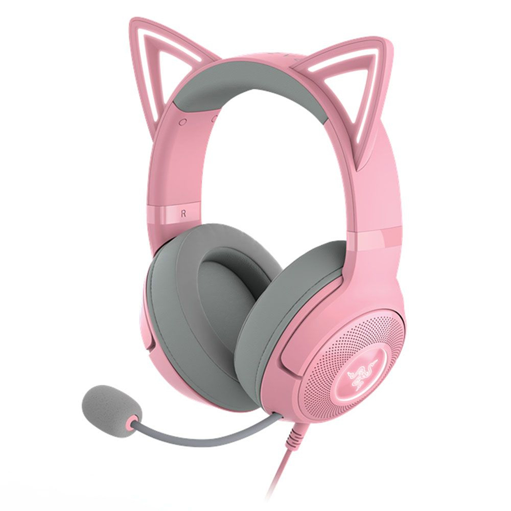 هدست ریزر گیمینگ سیم دار مدل Kraken Kitty Edition V2