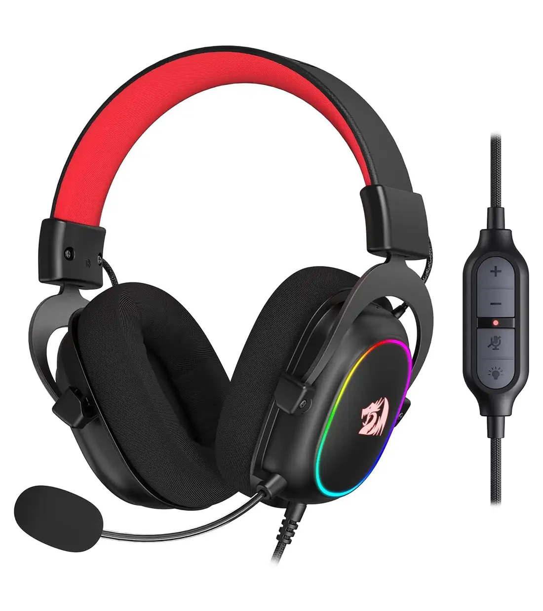 هدست ردراگون گیمینگ سیم دار مدل Zeus X H510 RGB