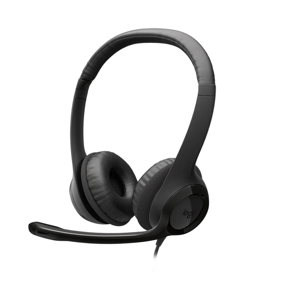 هدست لاجیتک سیم دار مدل H390 - پک خراب