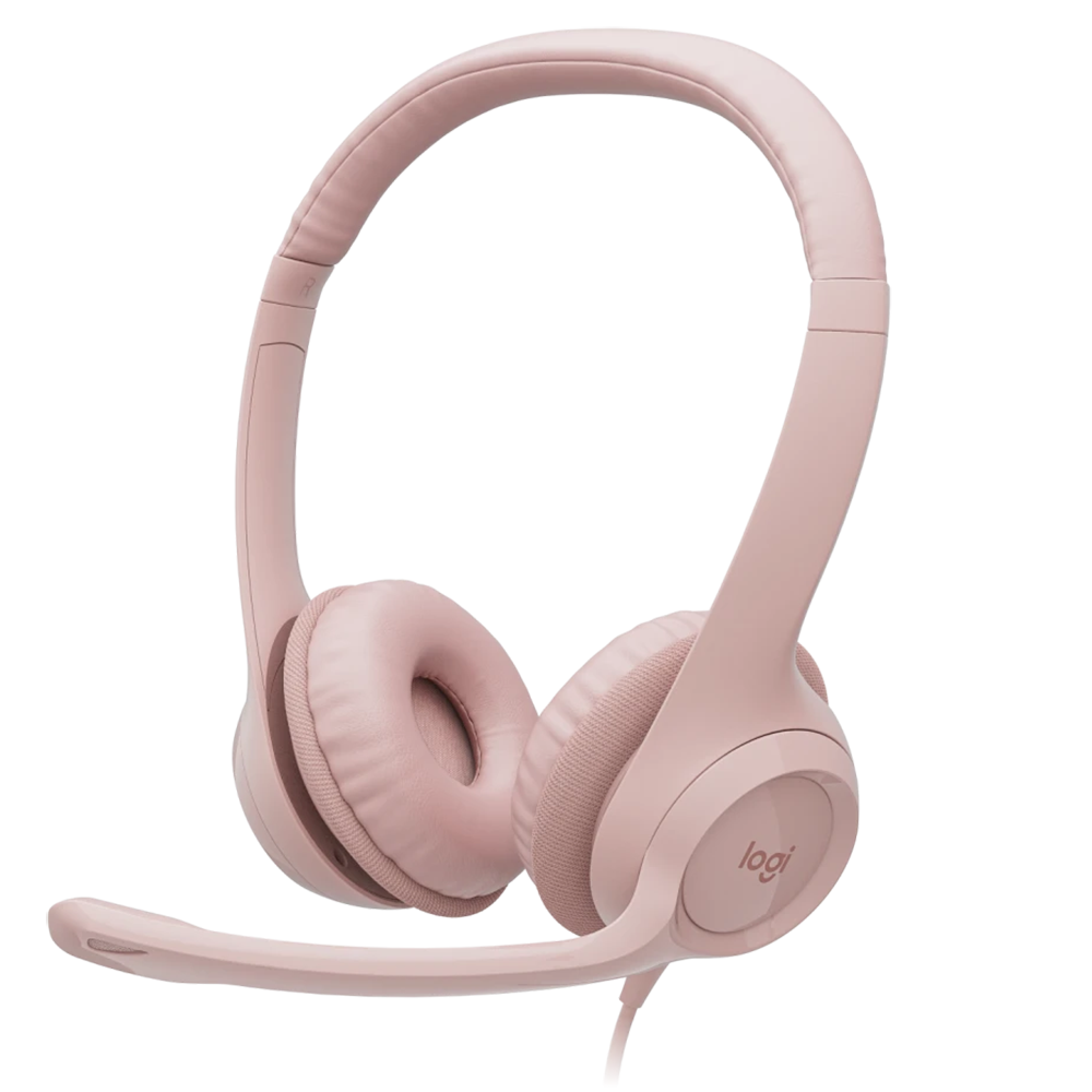 هدست لاجیتک سیم دار مدل H390 - پک خراب